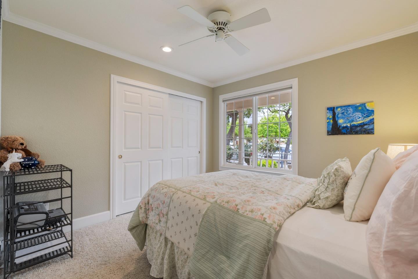 261 Cherry Lane Campbell, CA 95008 - Photo 19 of 49 a bedroom with a bed and a window