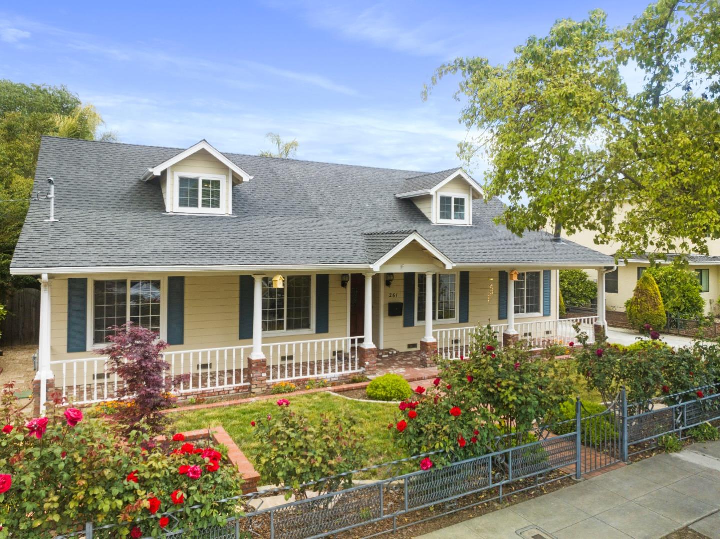 261 Cherry Lane Campbell, CA 95008 - Photo 3 of 49 front view of a house with a yard