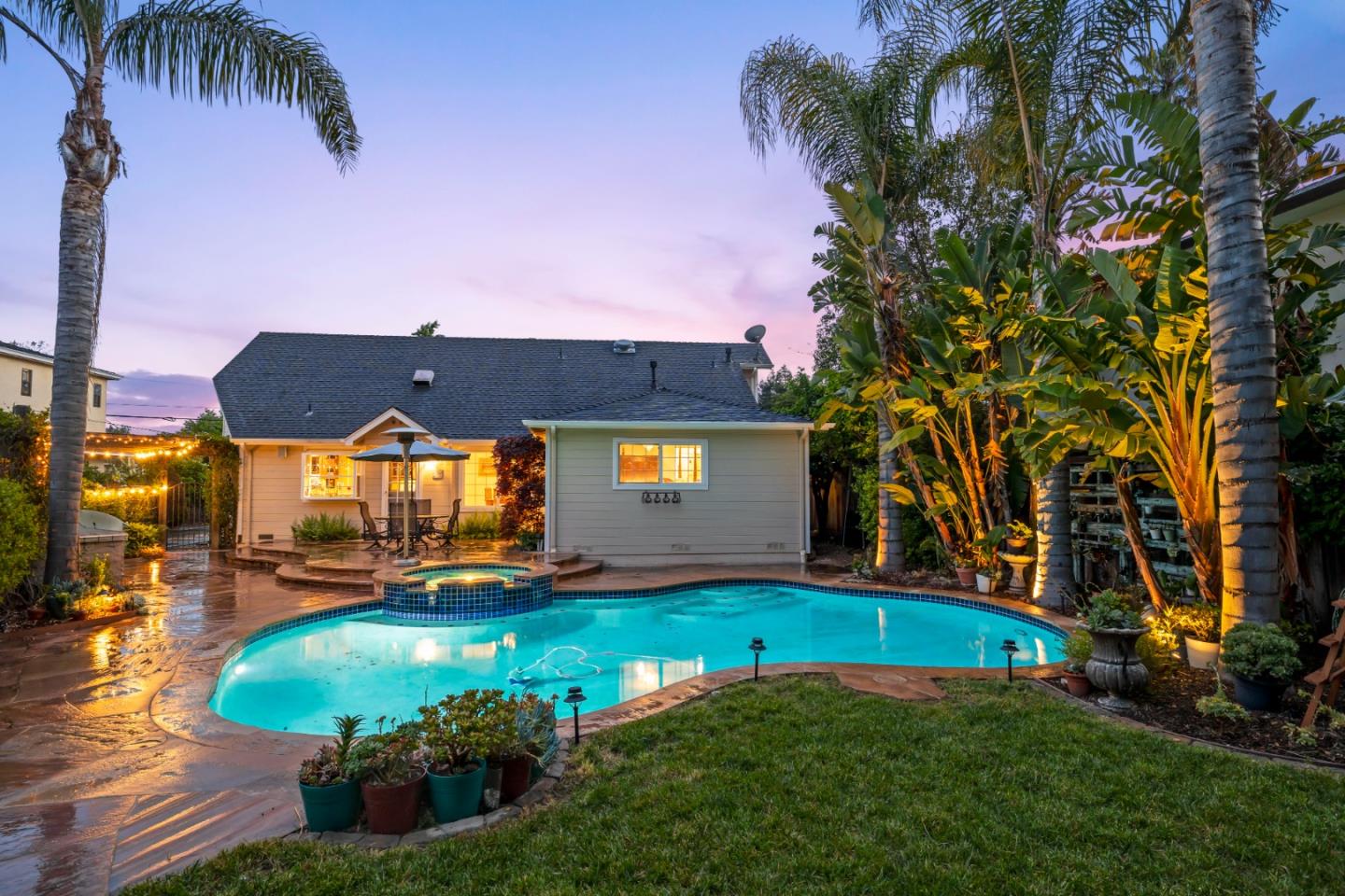 261 Cherry Lane Campbell, CA 95008 - Photo 32 of 49 a view of a house with a yard