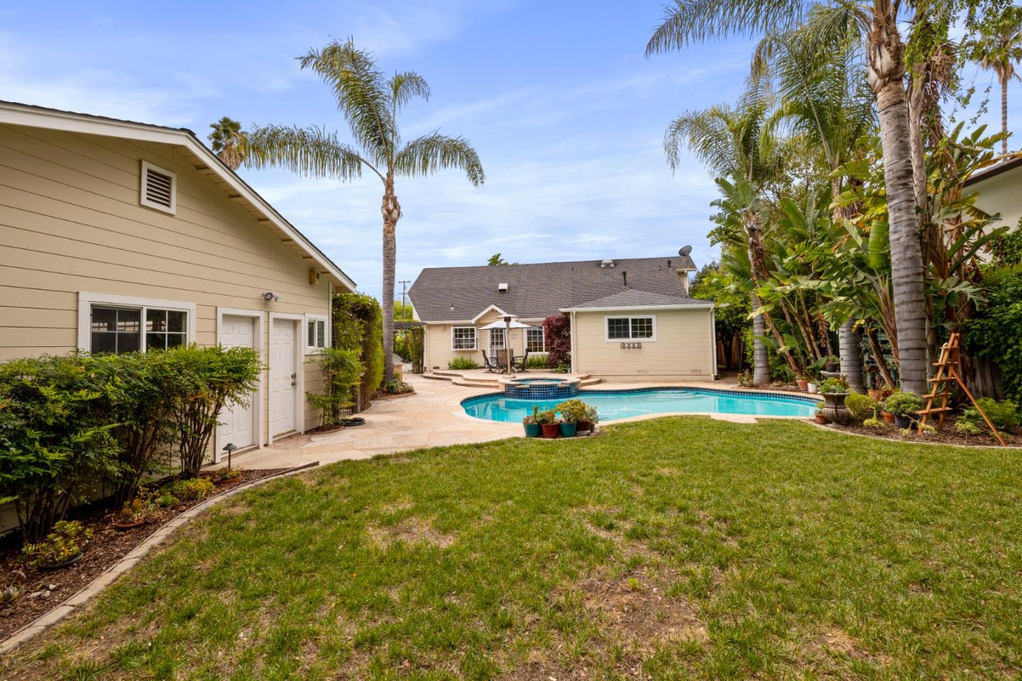 261 Cherry Lane Campbell, CA 95008 - Photo 34 of 49 a view of a house with a backyard