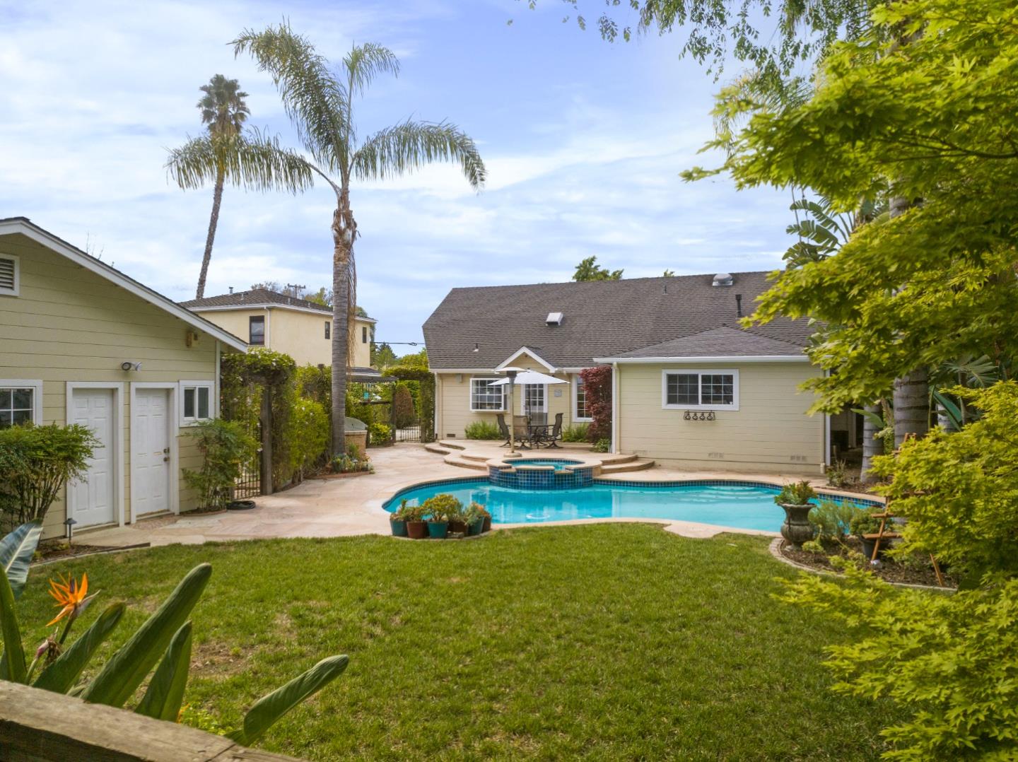 261 Cherry Lane Campbell, CA 95008 - Photo 35 of 49 a view of a house with a patio