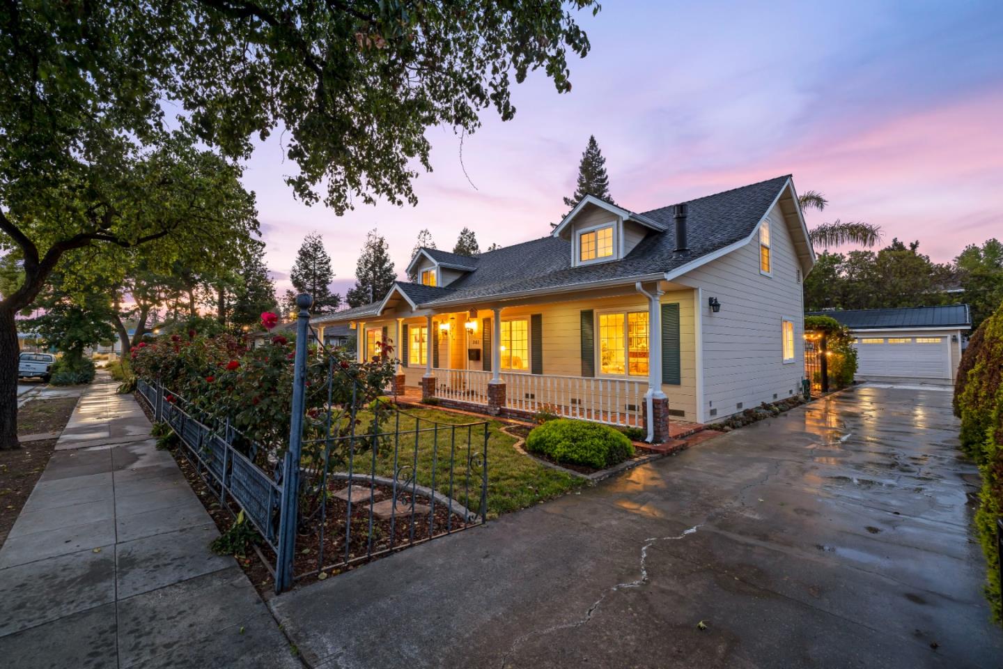 261 Cherry Lane Campbell, CA 95008 - Photo 37 of 49 a front view of a house with garden