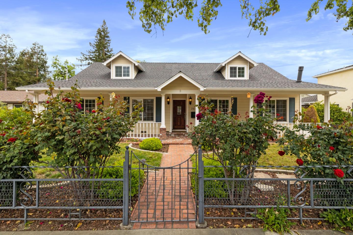 261 Cherry Lane Campbell, CA 95008 - Photo 49 of 49 a front view of a house with garden