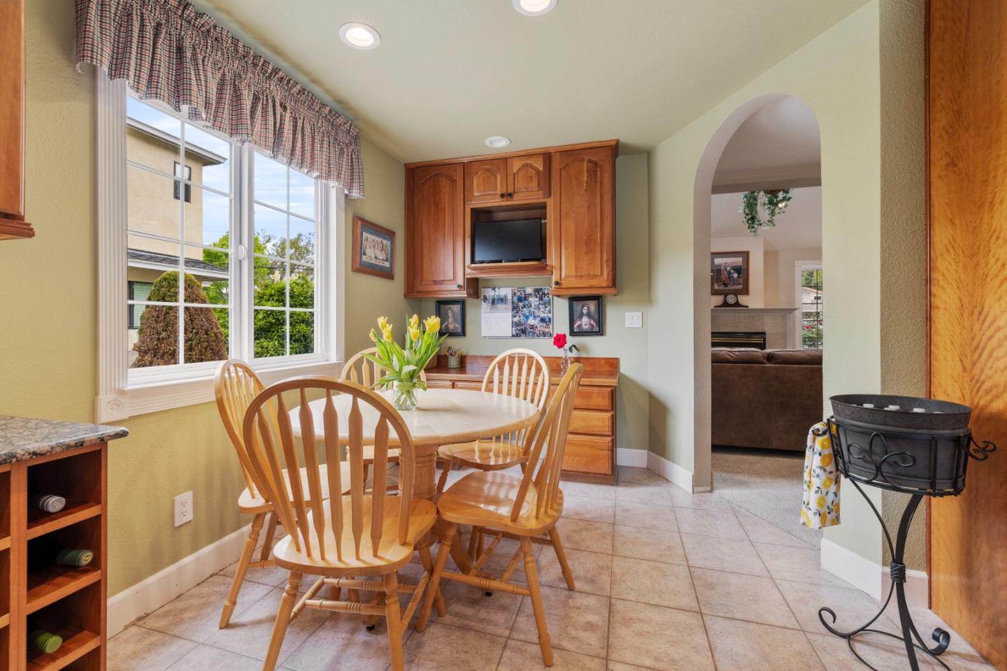 261 Cherry Lane Campbell, CA 95008 - Photo 10 of 49 a view of a dining room with furniture window and outside view