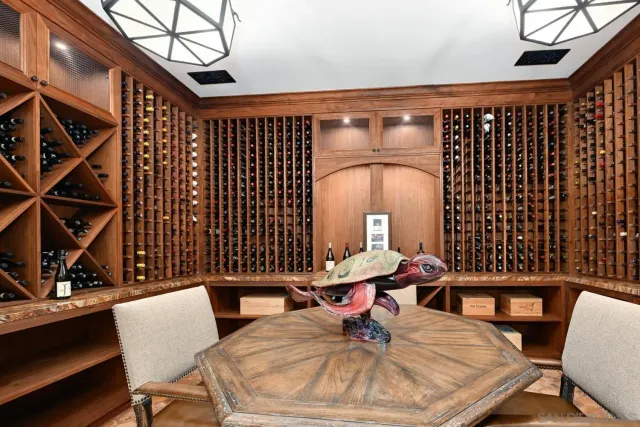 a view of a house with large garden and plants