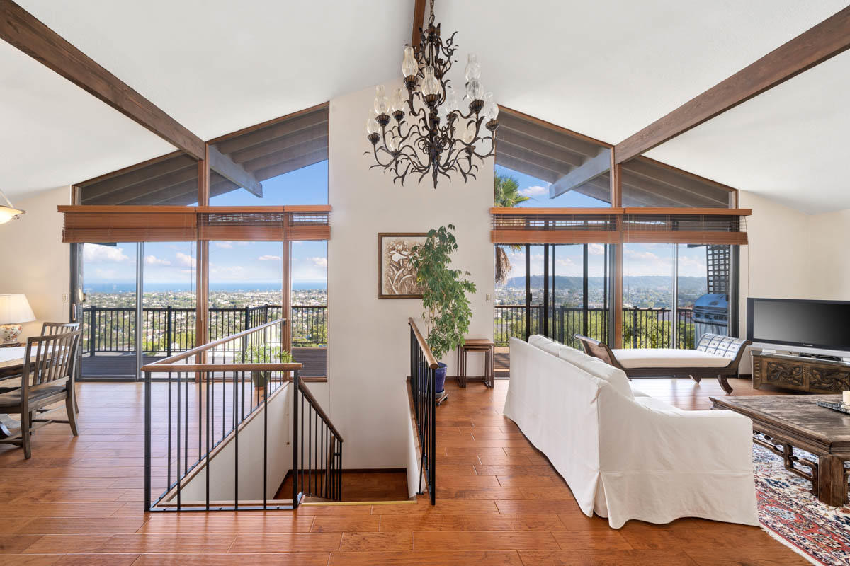 34 Rubio Road Santa Barbara, CA 93103 - Photo 1 of 10 a living room with furniture and floor to ceiling windows