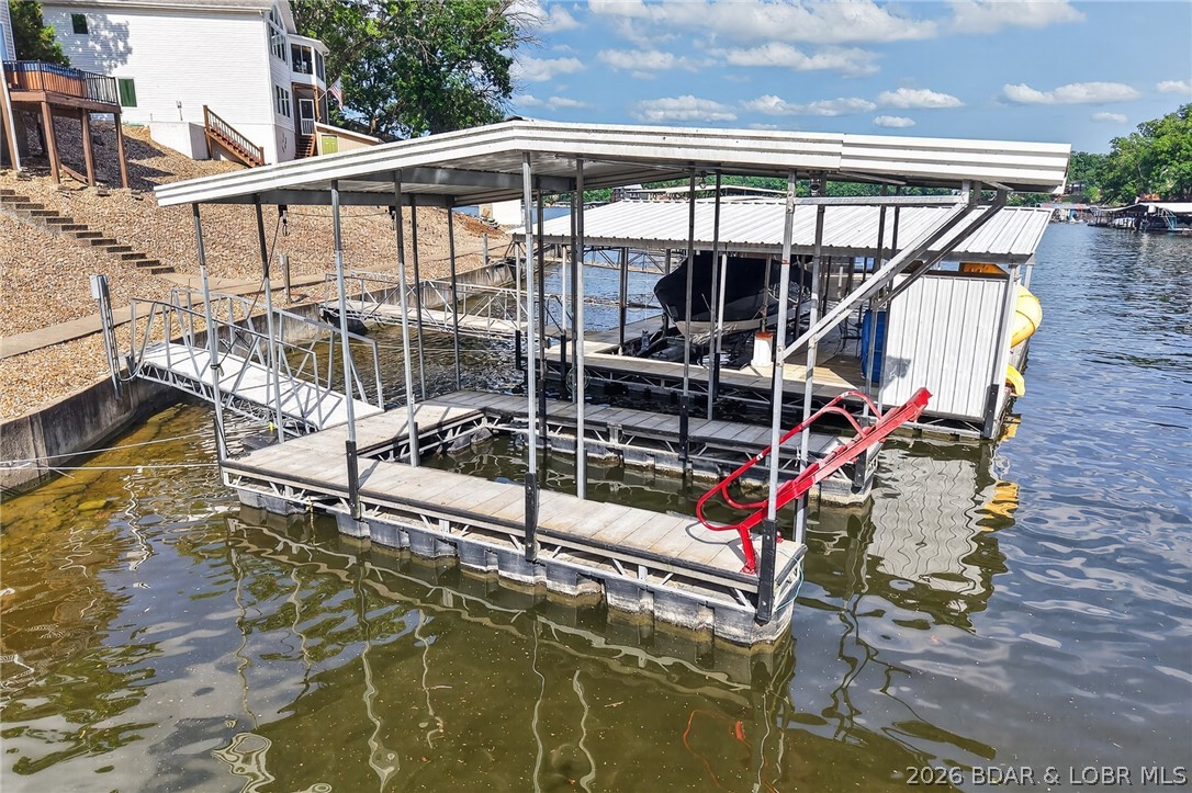 25 Old Sassafrass Road Eldon, MO 65026 - Photo 8 of 58 Private dock with wet steps, 10x20 slip, perfect f