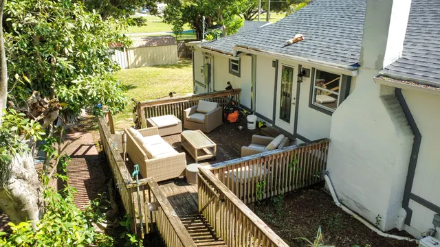 a view of outdoor space and barbecue grill