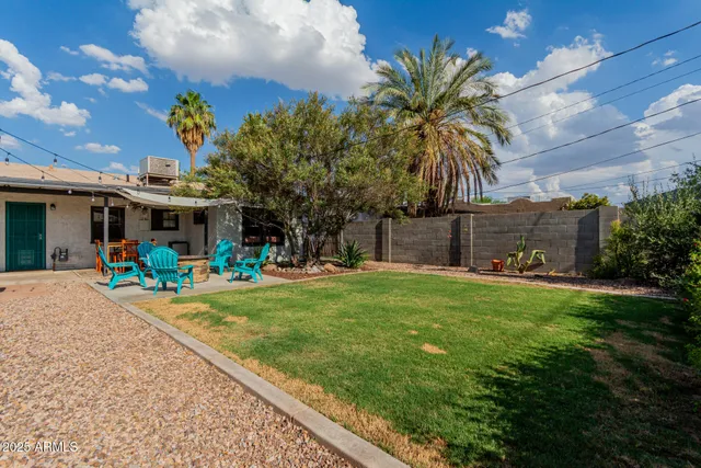 a front view of house with outdoor space