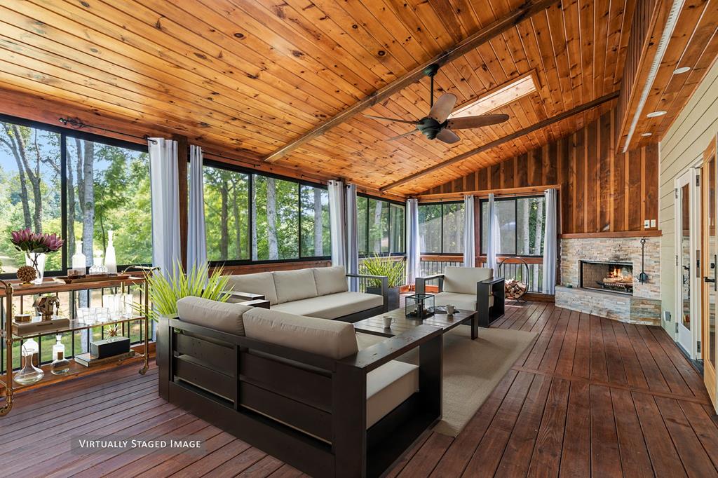 227 Dills Road Blue Ridge, GA 30513 - Photo 4 of 50 Virtually Staged Covered Deck
