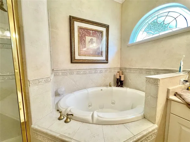 a view of outdoor space with deck and living area