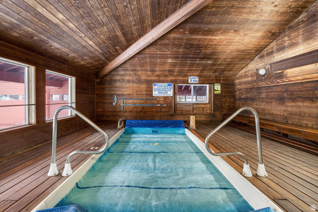 407 South Vasels Road, Unit 24 Brian Head, UT 84719 - Photo 40 of 63 View of pool featuring a hot tub