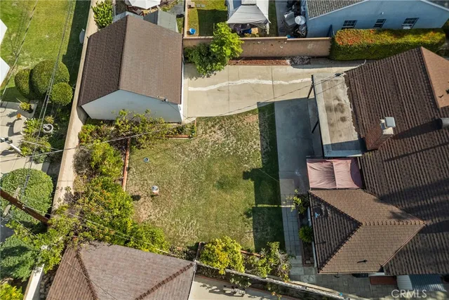 an aerial view of a residential houses