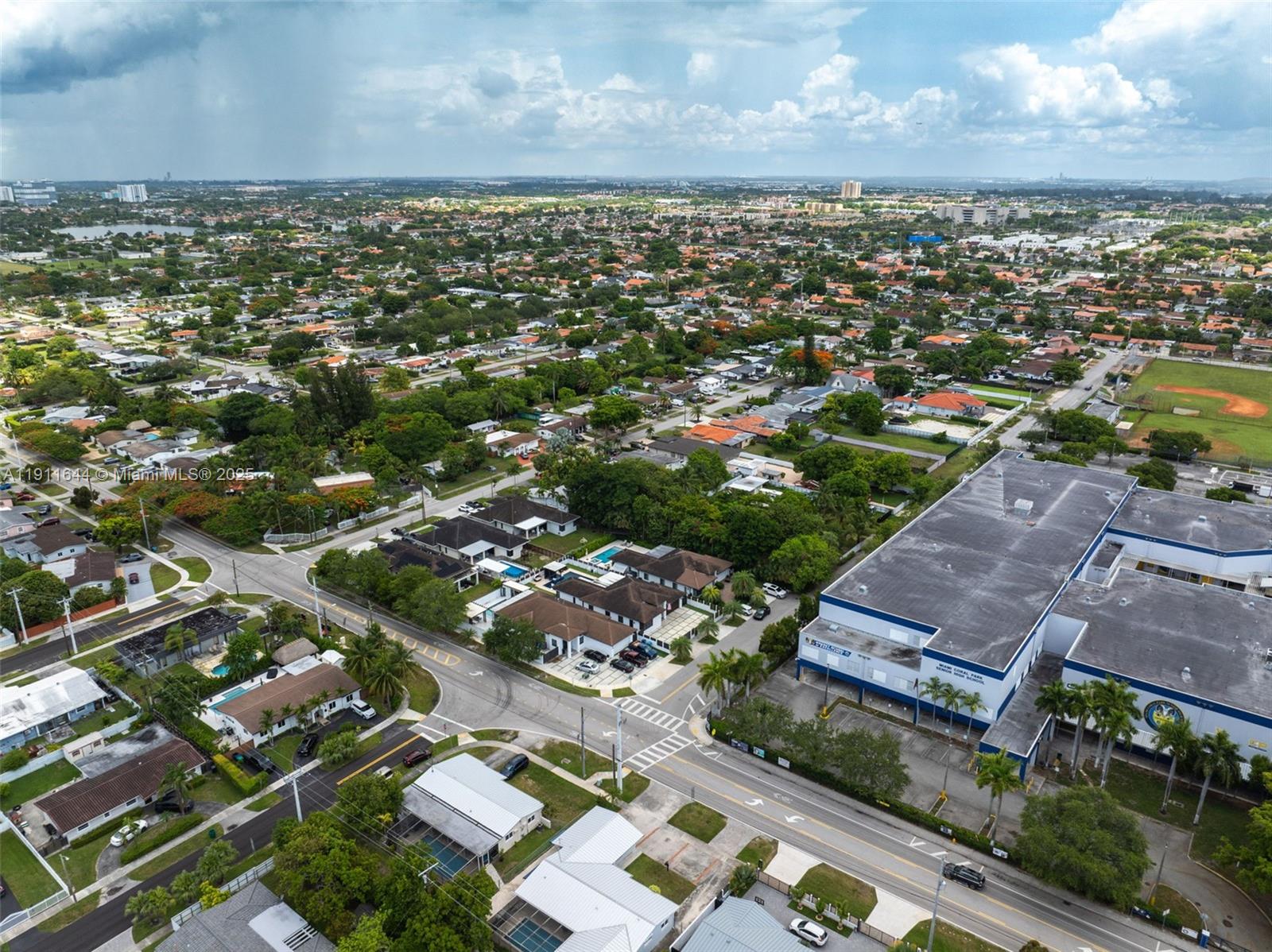 1550 Southwest 89th Court Miami, FL 33174 - Photo 62 of 67 an aerial view of residential houses with outdoor space