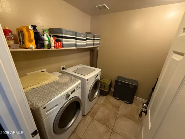 a room with storage and utility