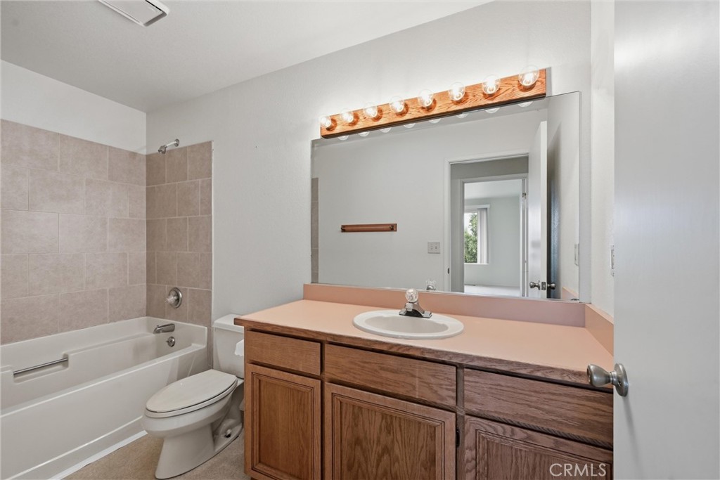 17312 Greenridge Road Hidden Valley Lake, CA 95467 - Photo 24 of 34 a bathroom with a sink a toilet and shower