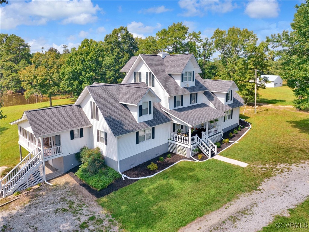 727 Eanes Road Kenbridge, VA 23944 - Photo 5 of 50 an aerial view of a house