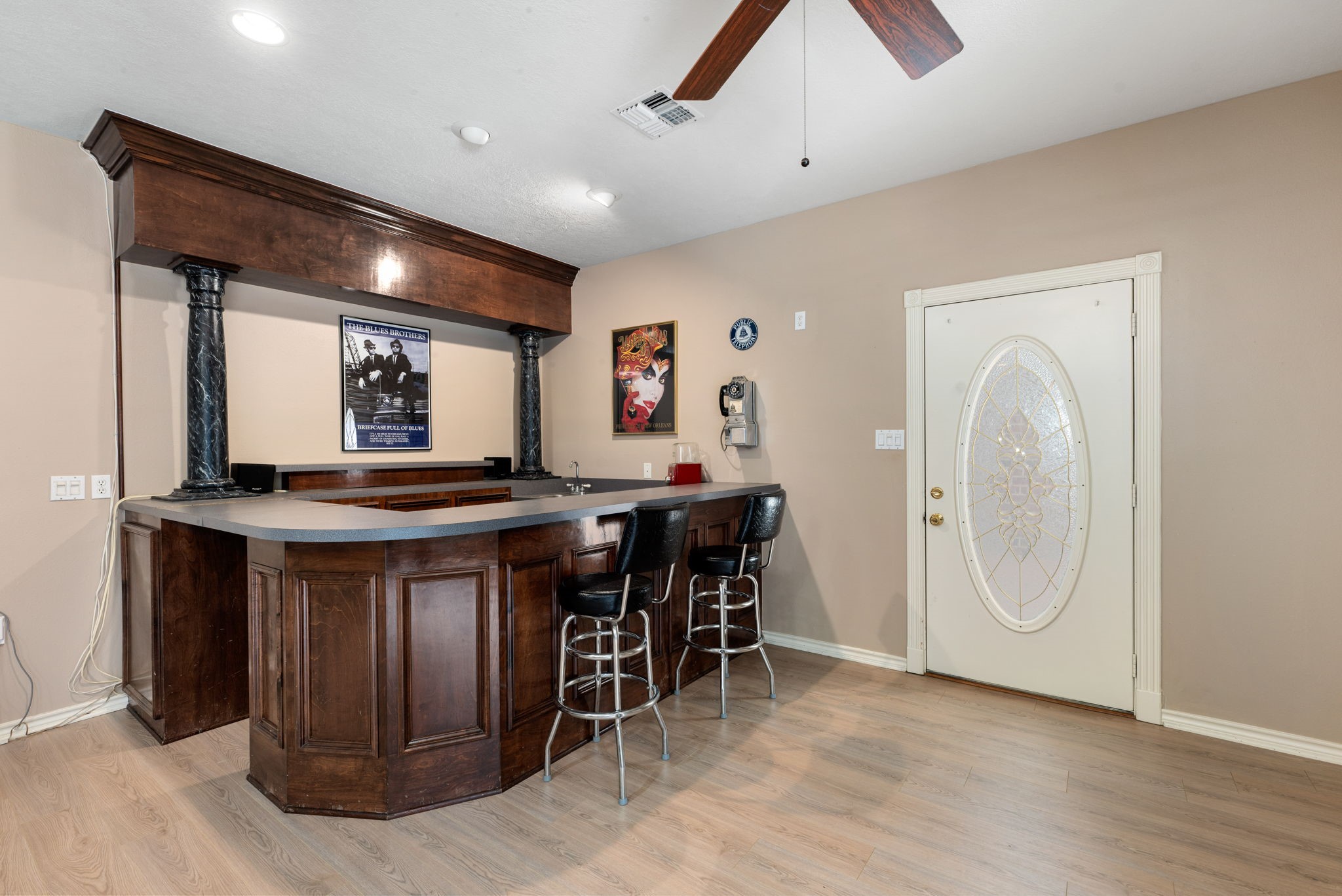 17207 Penick Road Waller, TX 77484 - Photo 29 of 37 a kitchen with stainless steel appliances granite countertop a stove and a refrigerator