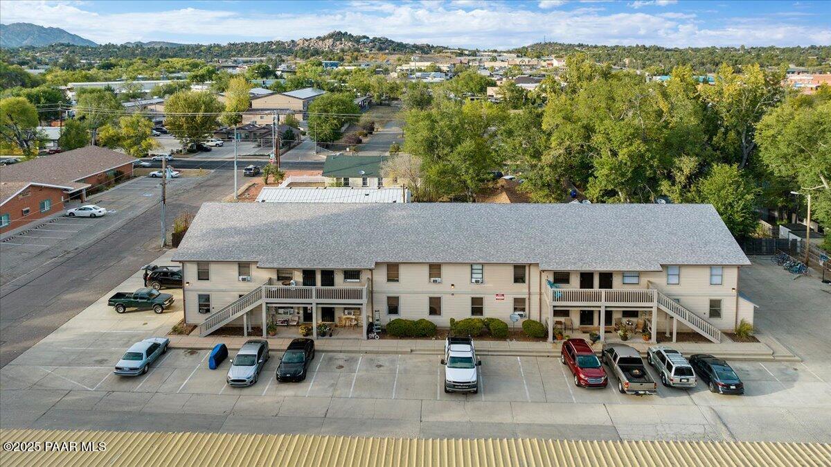 849 Sunset Avenue Prescott, AZ 86305 - Photo 10 of 30 an aerial view of a house with swimming pool and sitting space