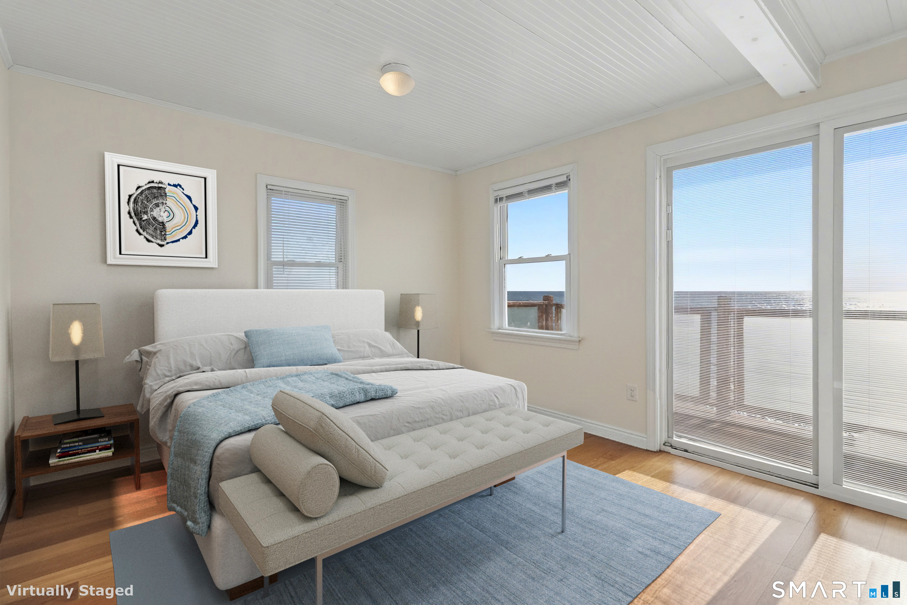 51 Point Beach Drive Milford, CT 06460 - Photo 19 of 36 Staged Bedroom