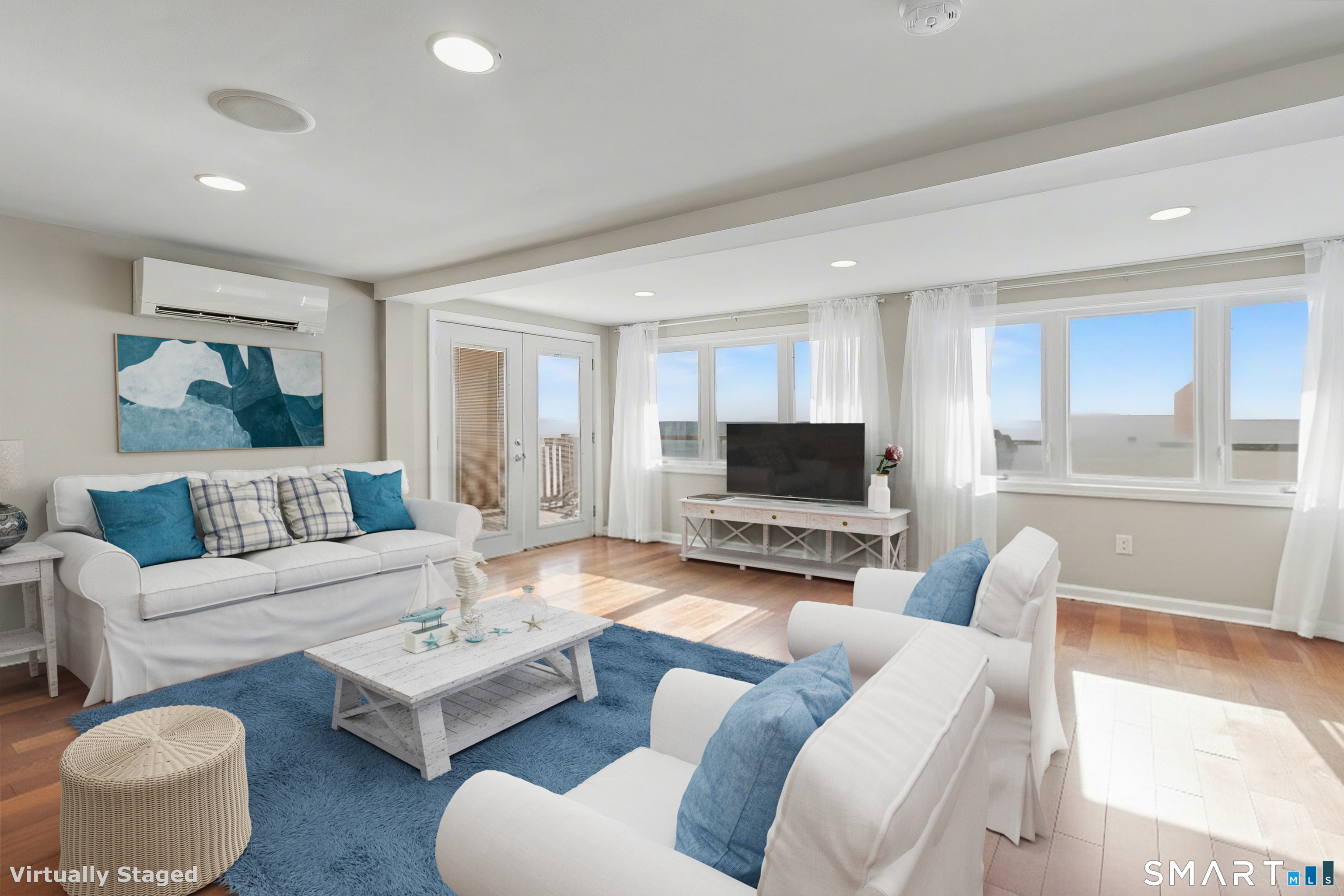 51 Point Beach Drive Milford, CT 06460 - Photo 7 of 36 Staged Living Room