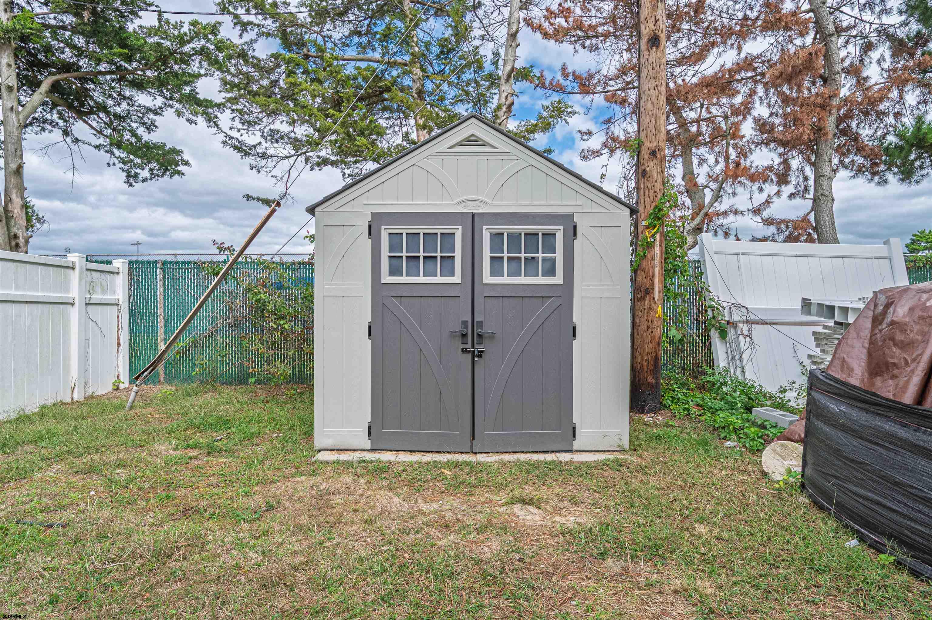 138 44th Street South, Unit D Brigantine, NJ 08203 - Photo 22 of 25 a view of a small house in front of a house with large trees