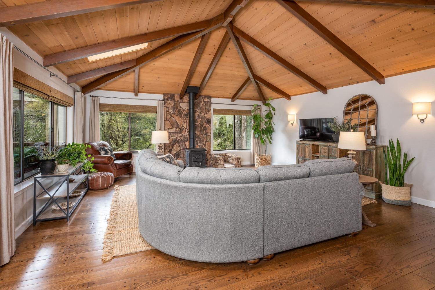 42538 Buckeye Road Oakhurst, CA 93644 - Photo 14 of 46 a living room with furniture and a large window