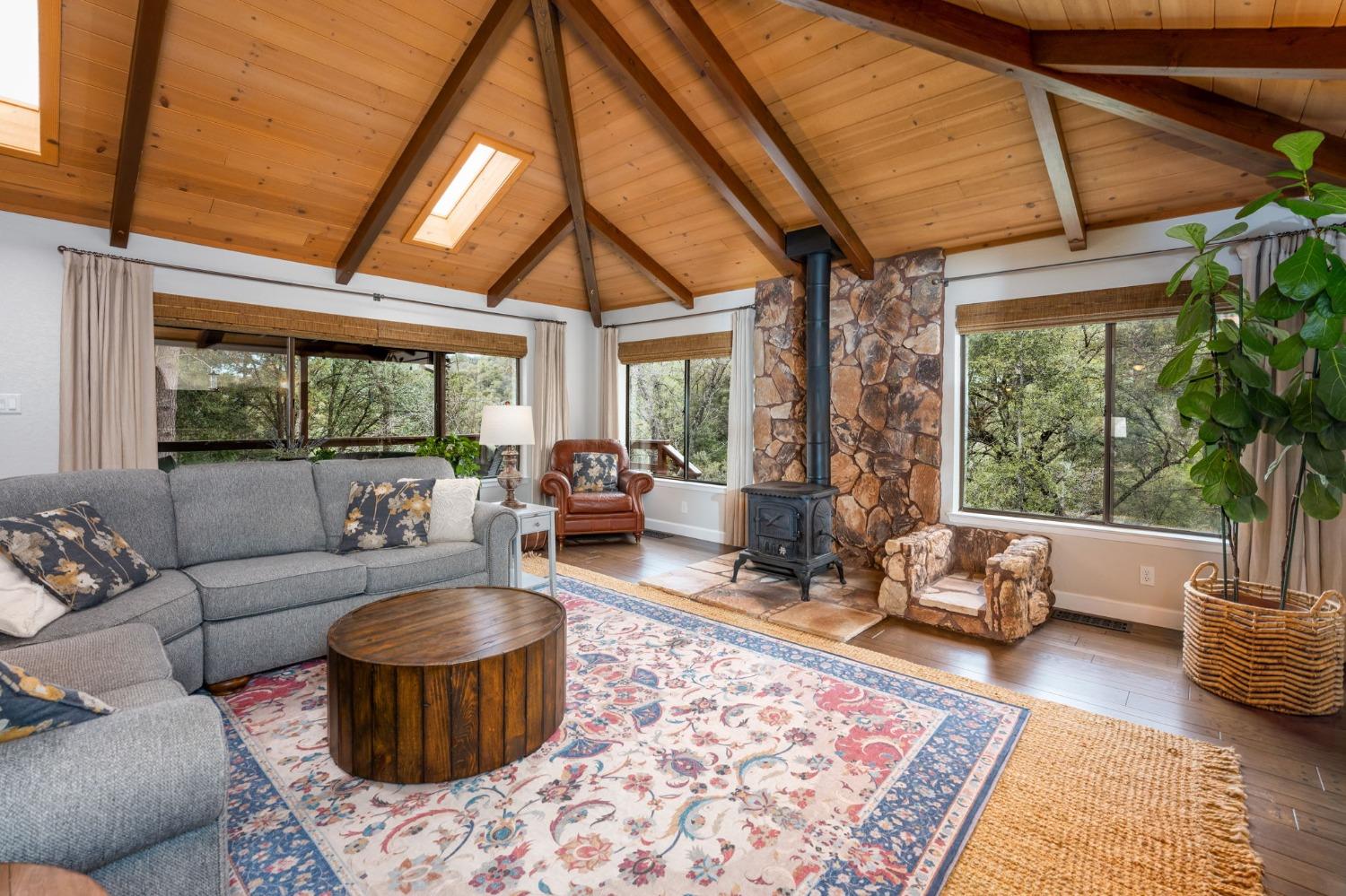 42538 Buckeye Road Oakhurst, CA 93644 - Photo 3 of 46 a living room with furniture and a large window