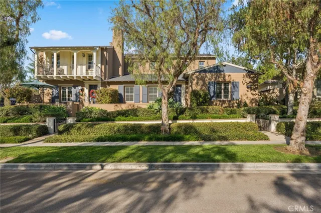 a front view of a building