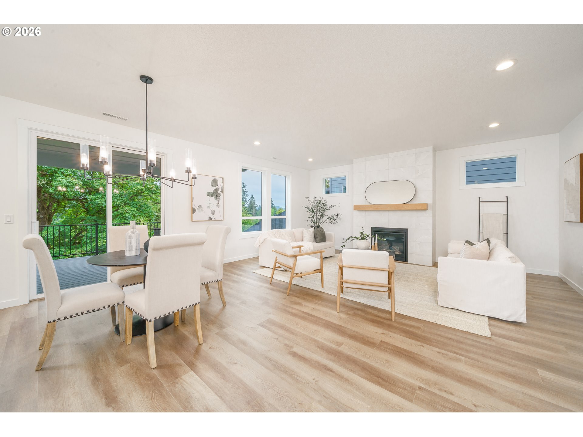 1908 Northwest 21st Circle Battle Ground, WA 98604 - Photo 13 of 40 a living room with furniture and a wooden floor