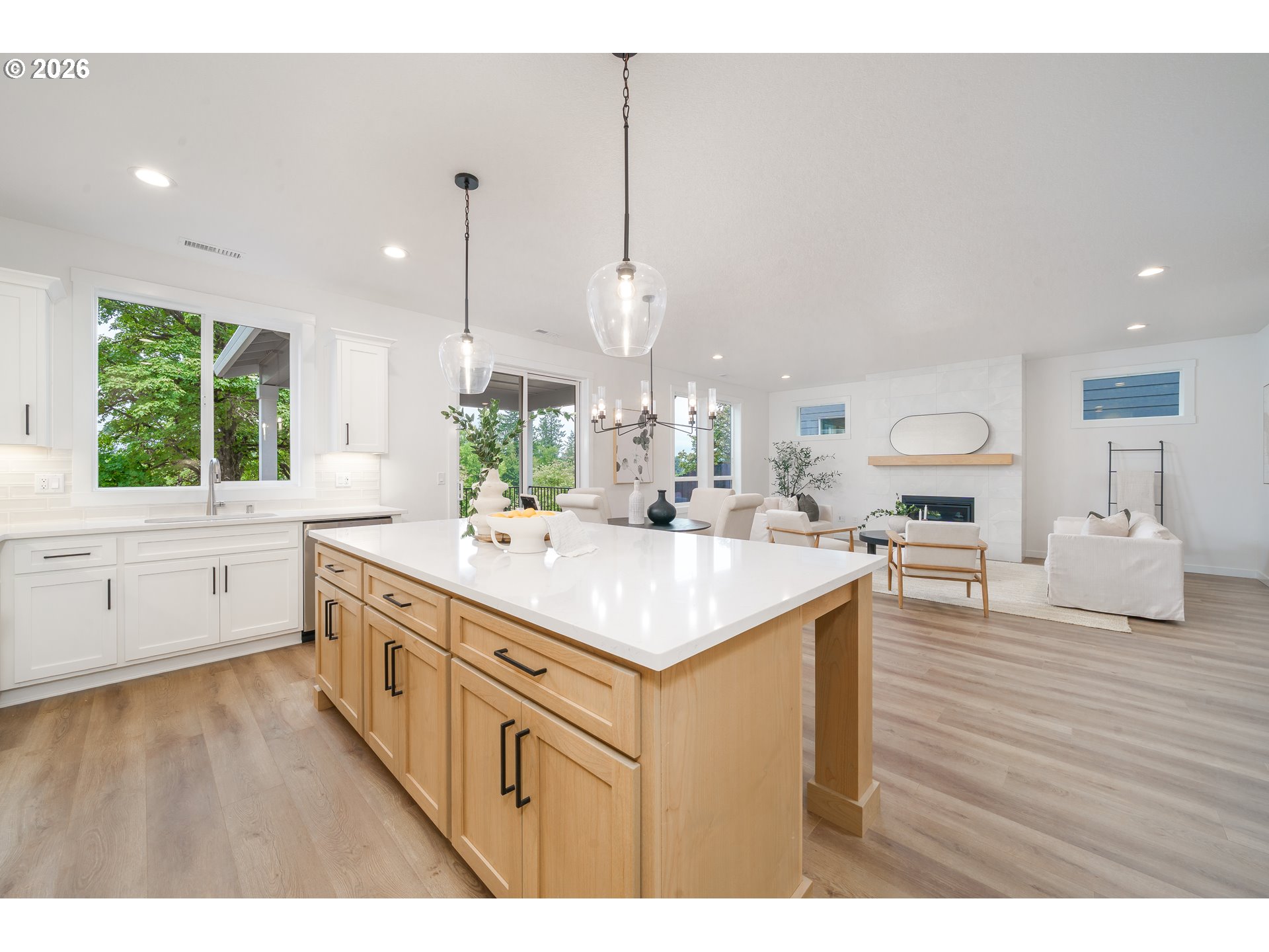 1908 Northwest 21st Circle Battle Ground, WA 98604 - Photo 17 of 40 a kitchen with a sink and window