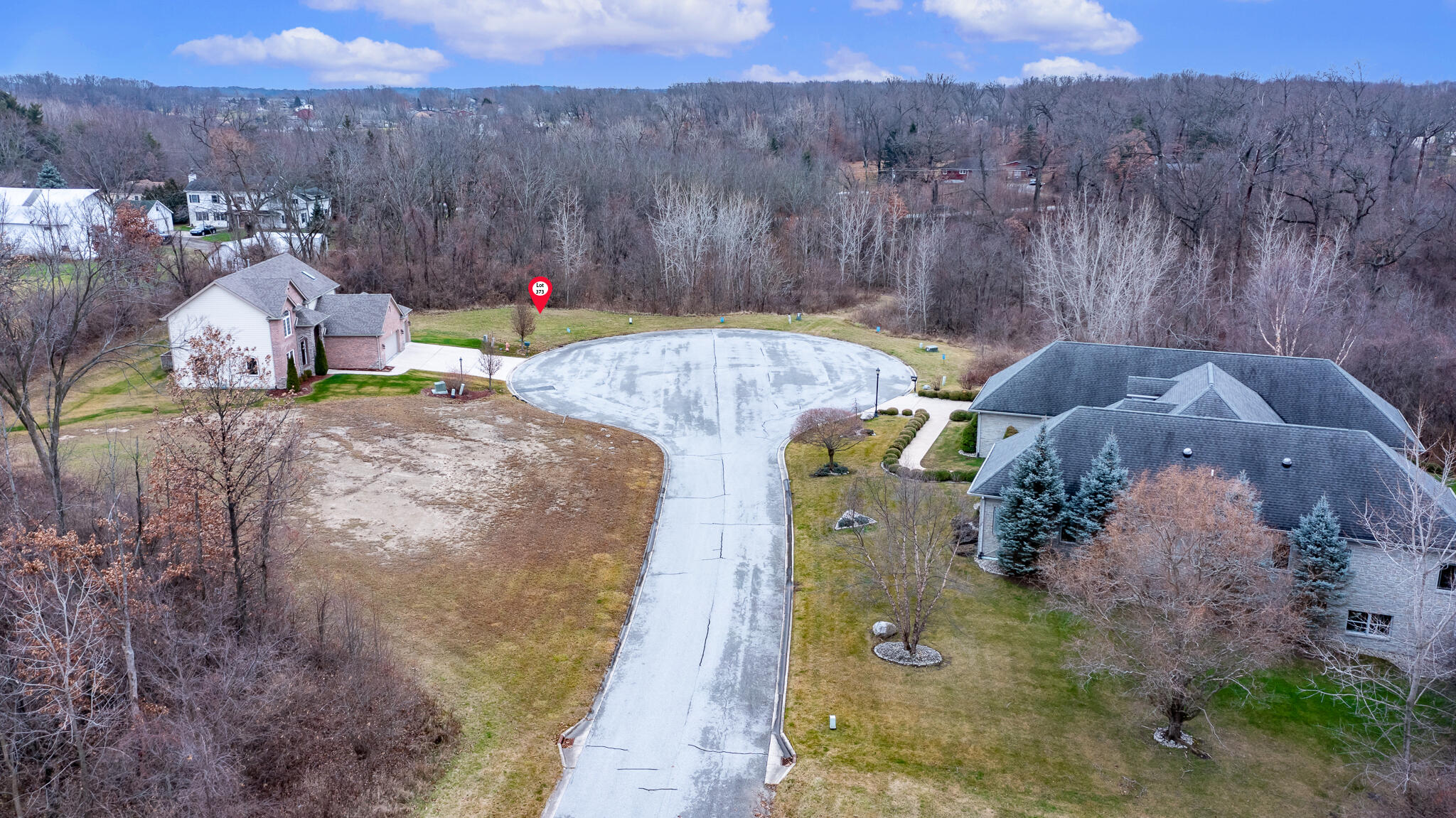 10825 Bridgewater Court Crown Point, IN 46307 - Photo 12 of 27 an aerial view of a house with a yard