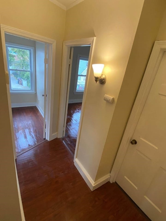 2 Prospect Street, Unit 2 Haverhill, MA 01832 - Photo 14 of 14 wooden floor in a hall with a window