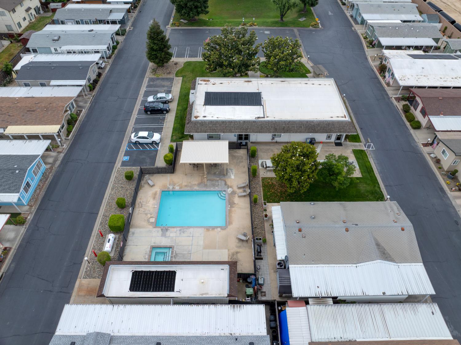 500 North Tully Road, Unit 64 Turlock, CA 95380 - Photo 9 of 38 an aerial view of house with yard