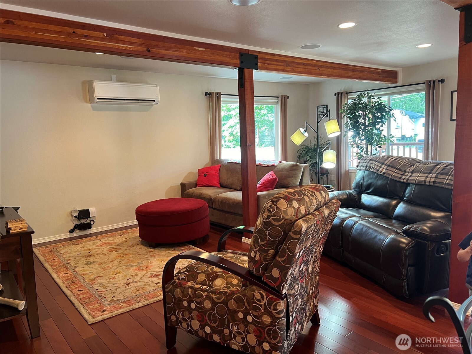 601 Mountain Trail Road Brinnon, WA 98320 - Photo 12 of 30 a living room with furniture and a window