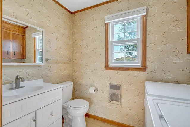 a view of a back yard of the house