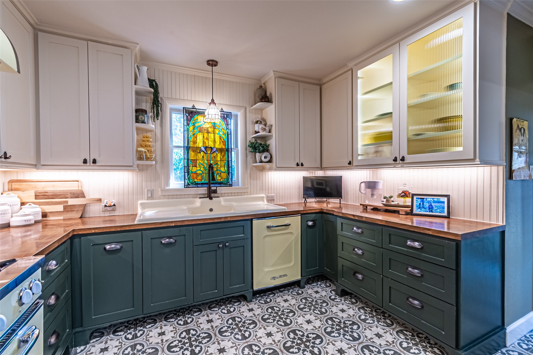 706 Church Street Navasota, TX 77868 - Photo 19 of 50 a kitchen with a sink cabinets and window