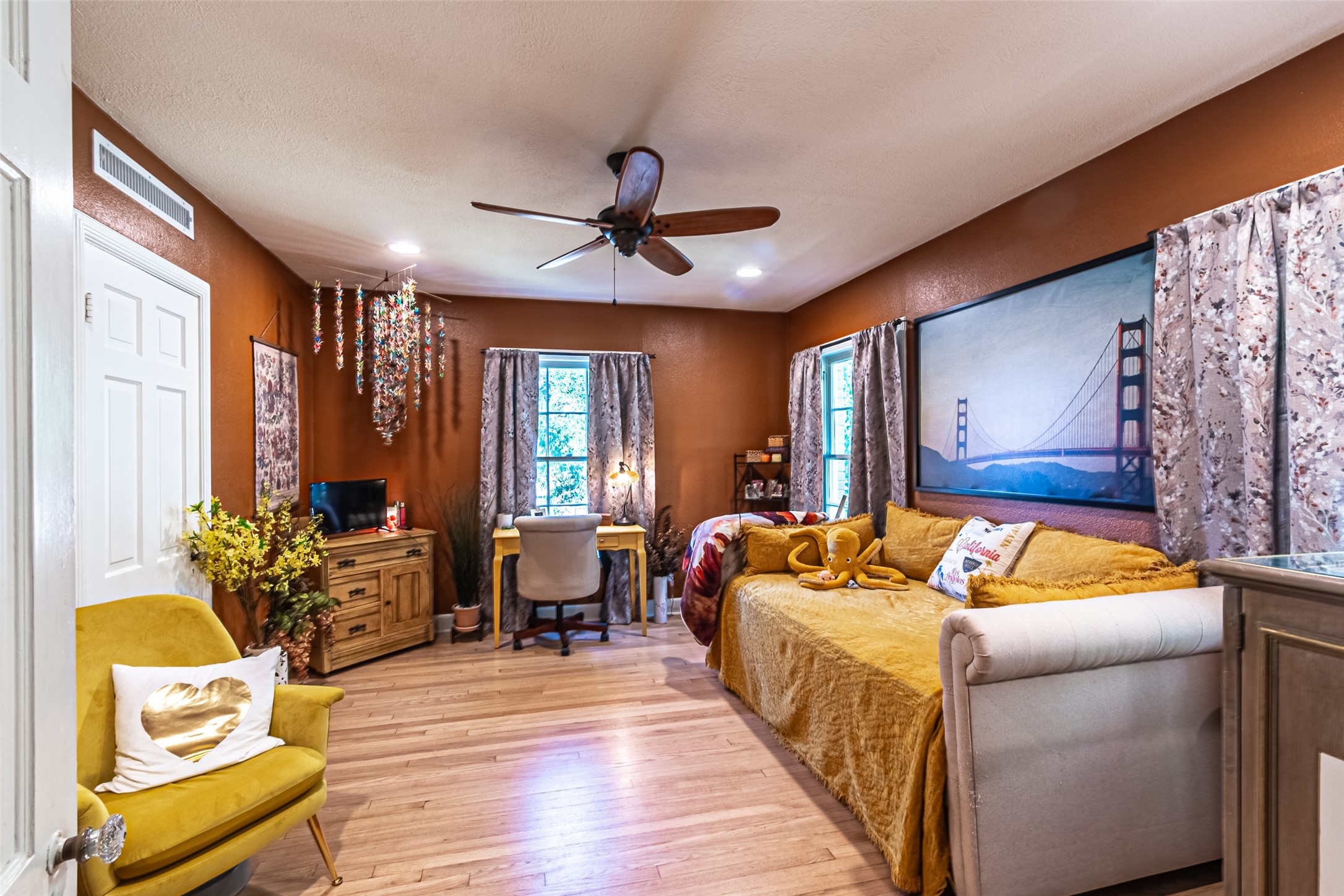 706 Church Street Navasota, TX 77868 - Photo 27 of 50 a living room with furniture ceiling fan and a window