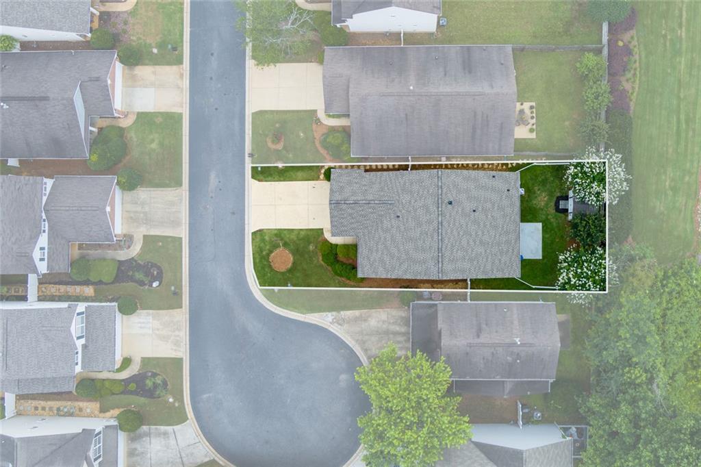 67 Granite Court Dallas, GA 30132 - Photo 25 of 27 an aerial view of a house with a garden