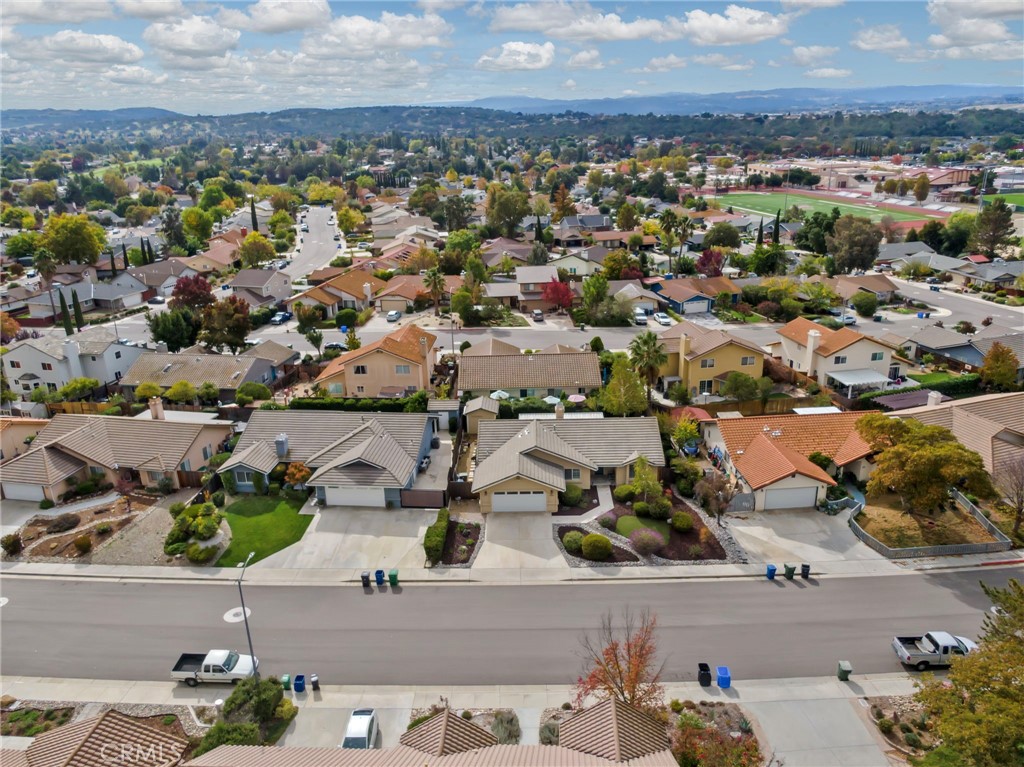 554 Andrea Circle Paso Robles, CA 93446 - Photo 31 of 34 an aerial view of residential houses with outdoor space
