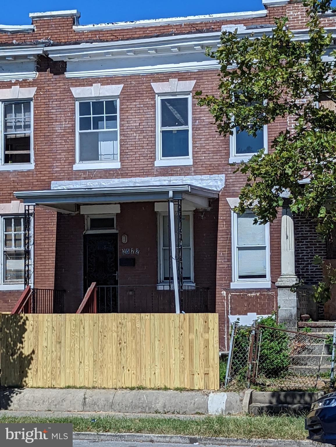 2522 Harford Road Baltimore, MD 21218 - Photo 14 of 14 Front w/ new fence
