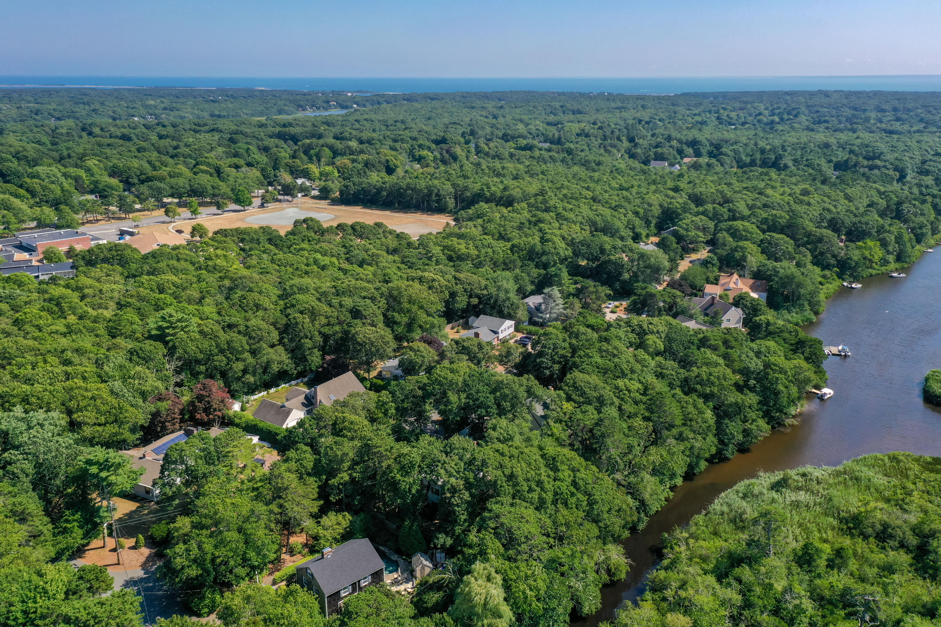 9 Green Pond Road East Falmouth, MA 02536 - Photo 42 of 46 an aerial view of multiple house