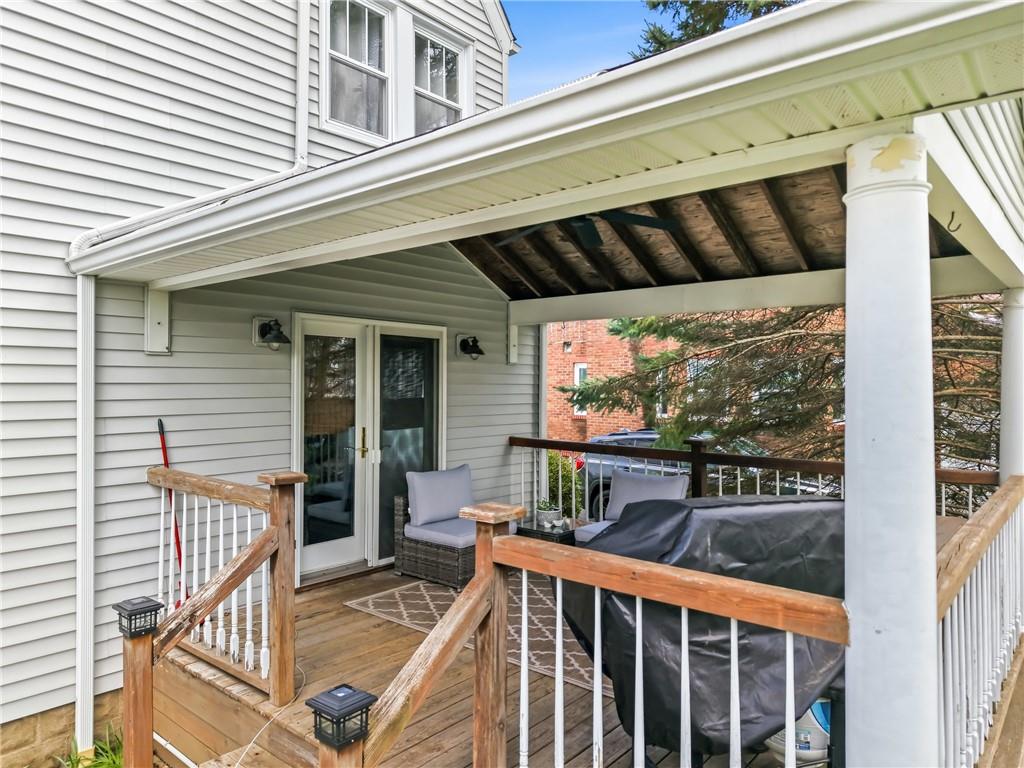 1034 Myrtle Place Sharon, PA 16146 - Photo 27 of 31 a view of a balcony with furniture