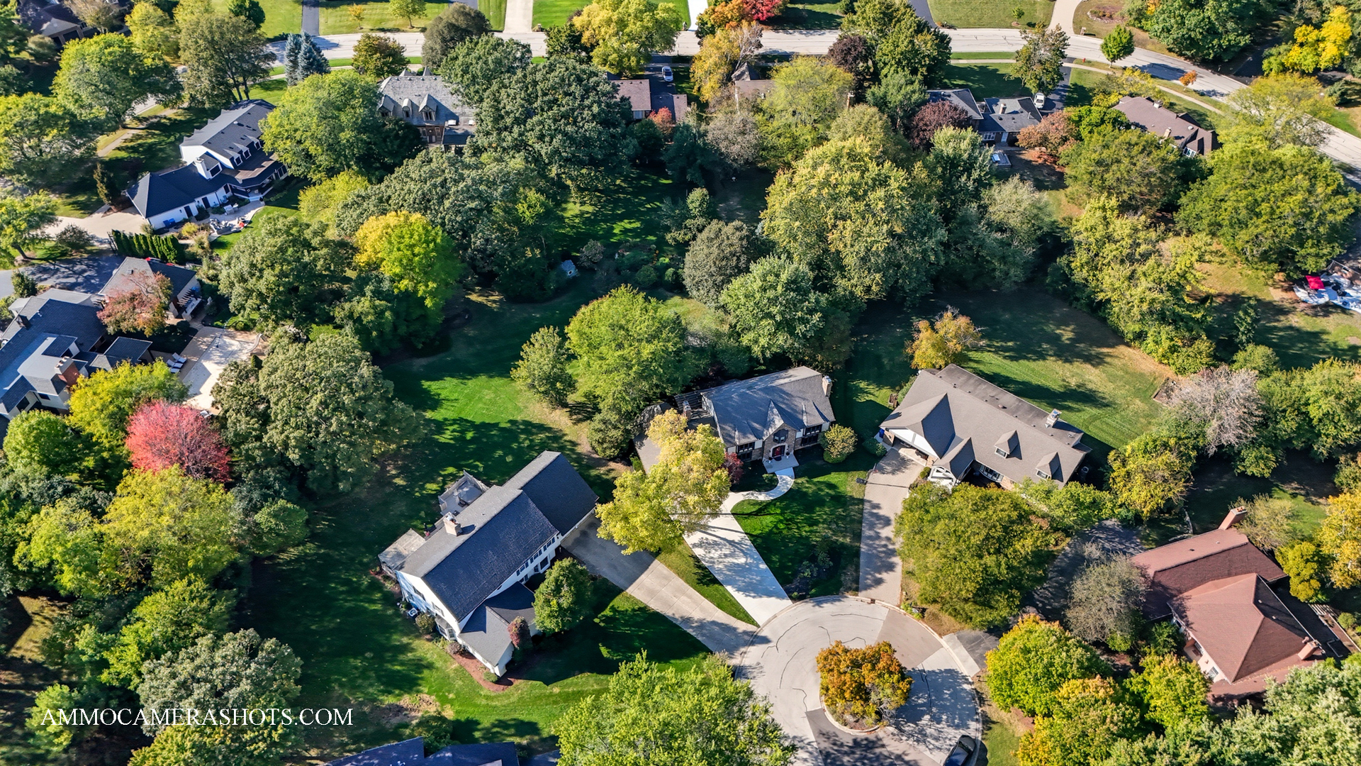 12 Highgate Court St. Charles, IL 60174 - Photo 54 of 60 an aerial view of residential house with outdoor space and swimming pool
