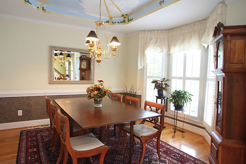 1300 Merrington Circle Raleigh, NC 27615 - Photo 7 of 25 Beautiful Dining Room for those Special Occasions with Trey Ceiling ! Dining Room