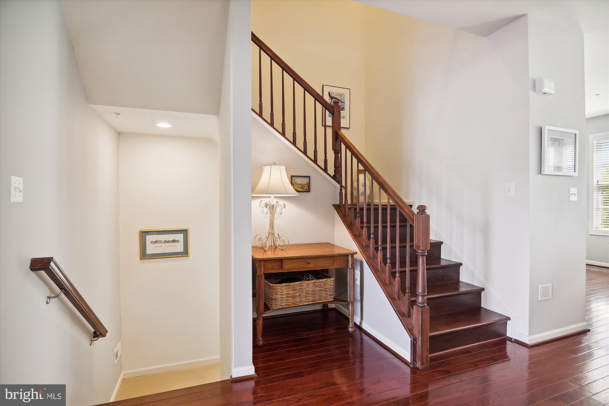1609 Poplar Run Drive Silver Spring, MD 20906 - Photo 13 of 71 a view of entryway with wooden floor and stairs