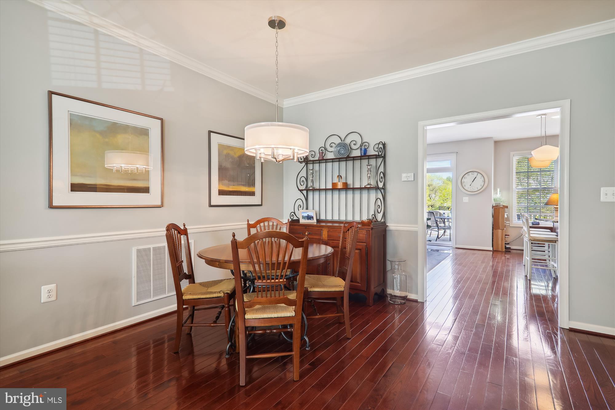 1609 Poplar Run Drive Silver Spring, MD 20906 - Photo 16 of 71 a view of a dining room with furniture wooden floor and chandelier
