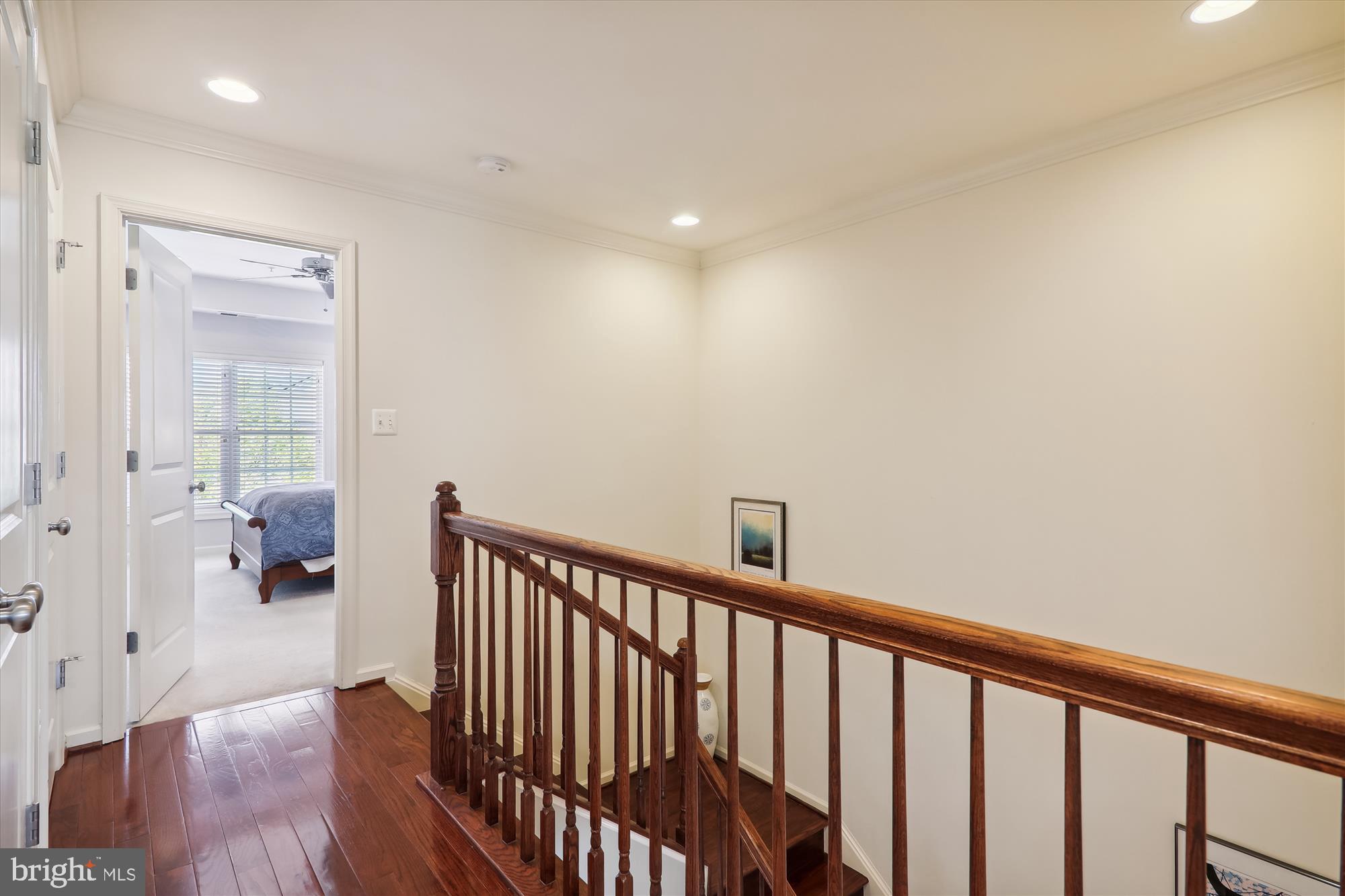 1609 Poplar Run Drive Silver Spring, MD 20906 - Photo 34 of 71 a view of a hallway with wooden floor and a bathroom