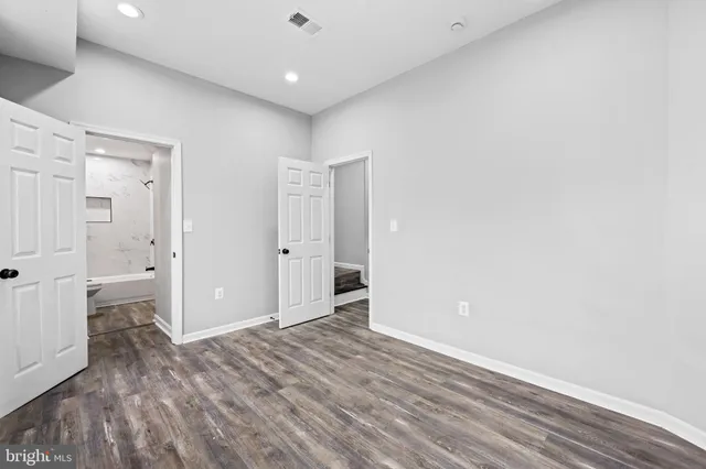 wooden floor in an empty room