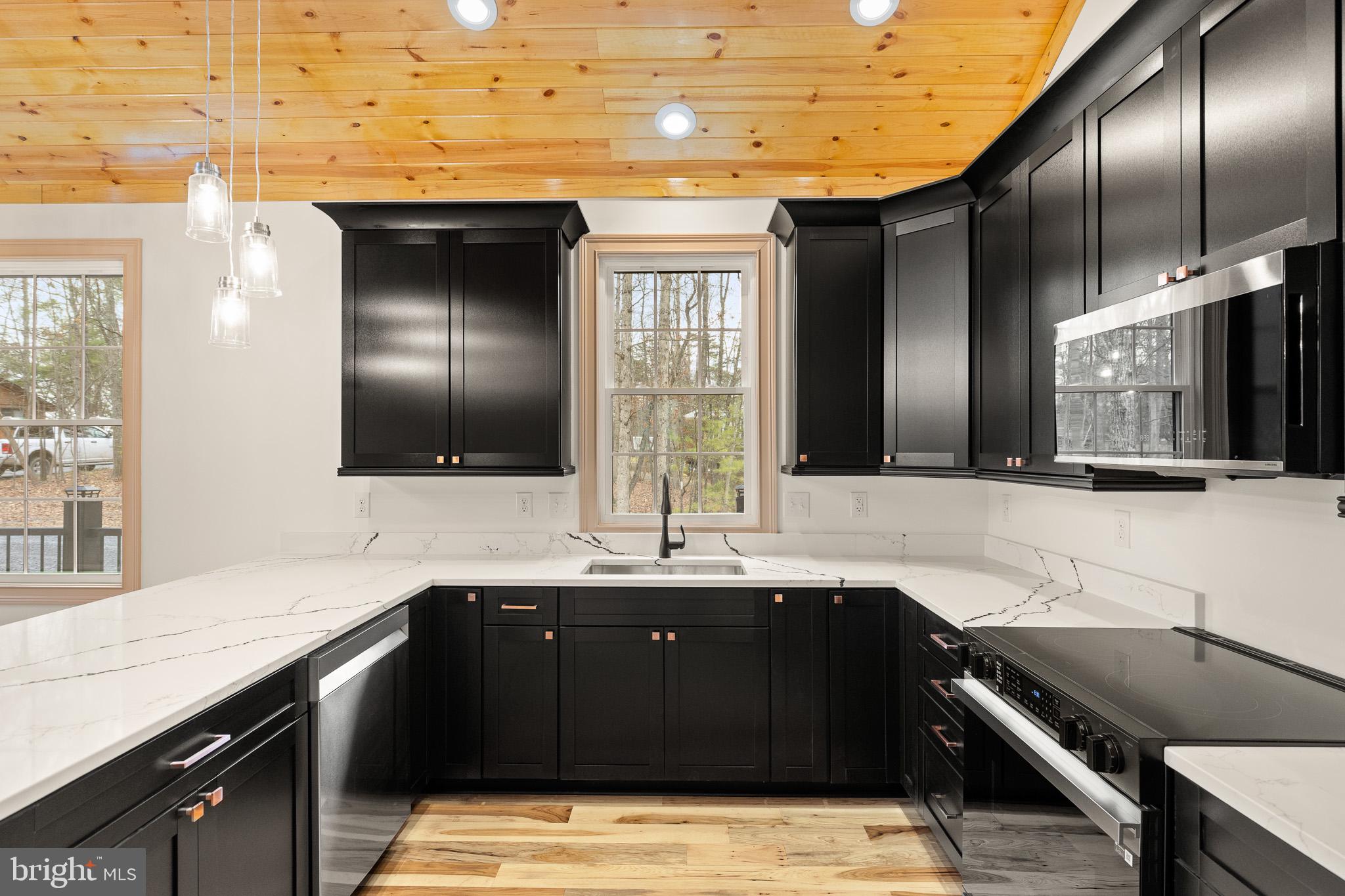 8399 Supinlick Ridge Road Mount Jackson, VA 22842 - Photo 12 of 39 Sleek modern kitchen with natural light.